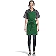 Uncommon Threads Bib Aprons with Pockets for Work + Restaurant Uniform