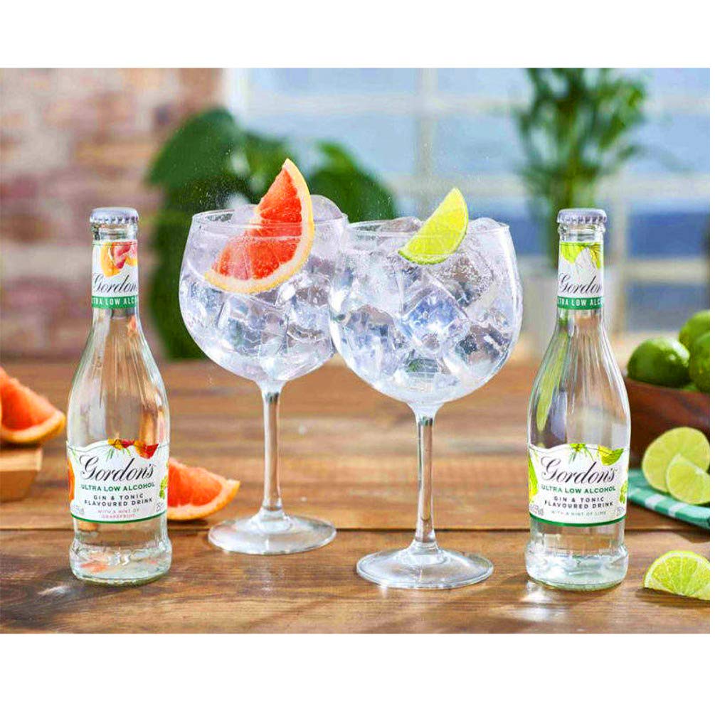 Gin Glasses Set of 2 Cocktail Making Gift Box Set Kit Includes