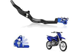 USTPO Motorcycle Rear Brake Pedal Foot Lever Foldable CNC for TTR 110 TTR110 2011-2023 Dirt Pit Bike Blue