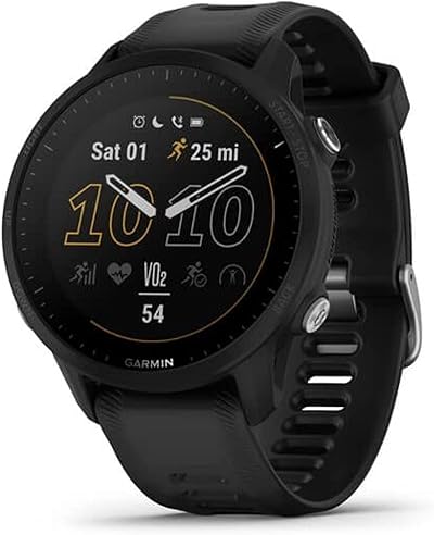 Garmin Forerunner 955 GPS Smartwatch Renewed Black Bluetooth