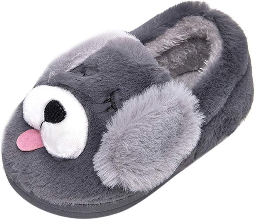 Yalasga Zapatillas de casa para niños y niñas con diseño de Animales