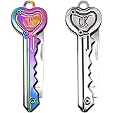 GOODOR Folding Key Knife, EDC Pocket Keychain Knife, Coin Knife Tactical Knife for Outdoor Survival and Traveling (Pack of 2)