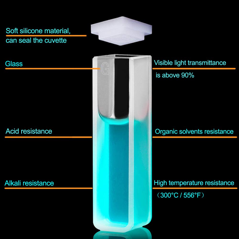 Pack 2 Cuvette Glass Optical For Resistant Alkali And Acid Sides Transparent 2 Range Wavelength Nm 340 2500 Volume Ml 3 5 Path Light Mm 10 Spectrophotometer Cuvettes Enjoy Saving 30 50 Off Www Klevering Com