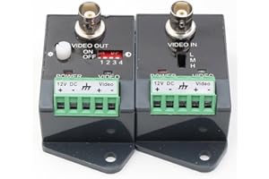 ANHAN Active Video balun UTP Video Transceiver with HD-CVI-TVI-AHD-CVBS Effective Distance 1800M 1 Pack