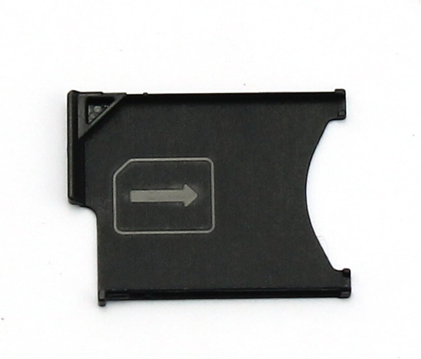 Micro SIM Tray Card Slot Holder Replacement for Sony Xperia Z L36h C6603 C6602 C6606 Lh36i LT36h, Black
