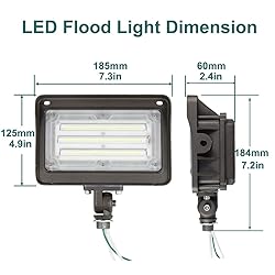 kadision LED Flood Light Outdoor 50W, 6500LM