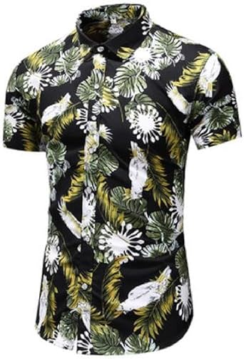 slim fit hawaiian shirts amazon