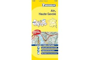 Ain, Haute-Savoie 328 - Carte ville loc.