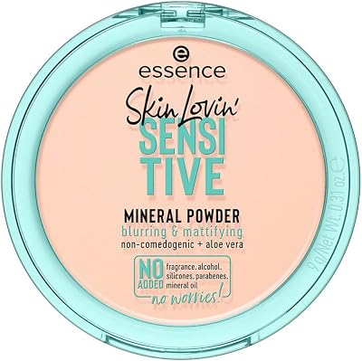 essence Skin Lovin Sensitive Mineral Powder Matte Blurry Finish Aloe Vera