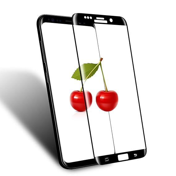 WEOFUN Kompatibel mit Panzerglas Schutzfolie Samsung Galaxy S7 Edge [0.33mm, Anti-Kratzen, Anti Fingerprint, 9H Härte]