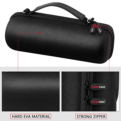 Hard Travel Case For JBL Charge 4 & Charge 5 Speaker - Squad Camo Protective Carrying Bag With Separate Compartments For Charger & Cable, Waterproof EVA Material