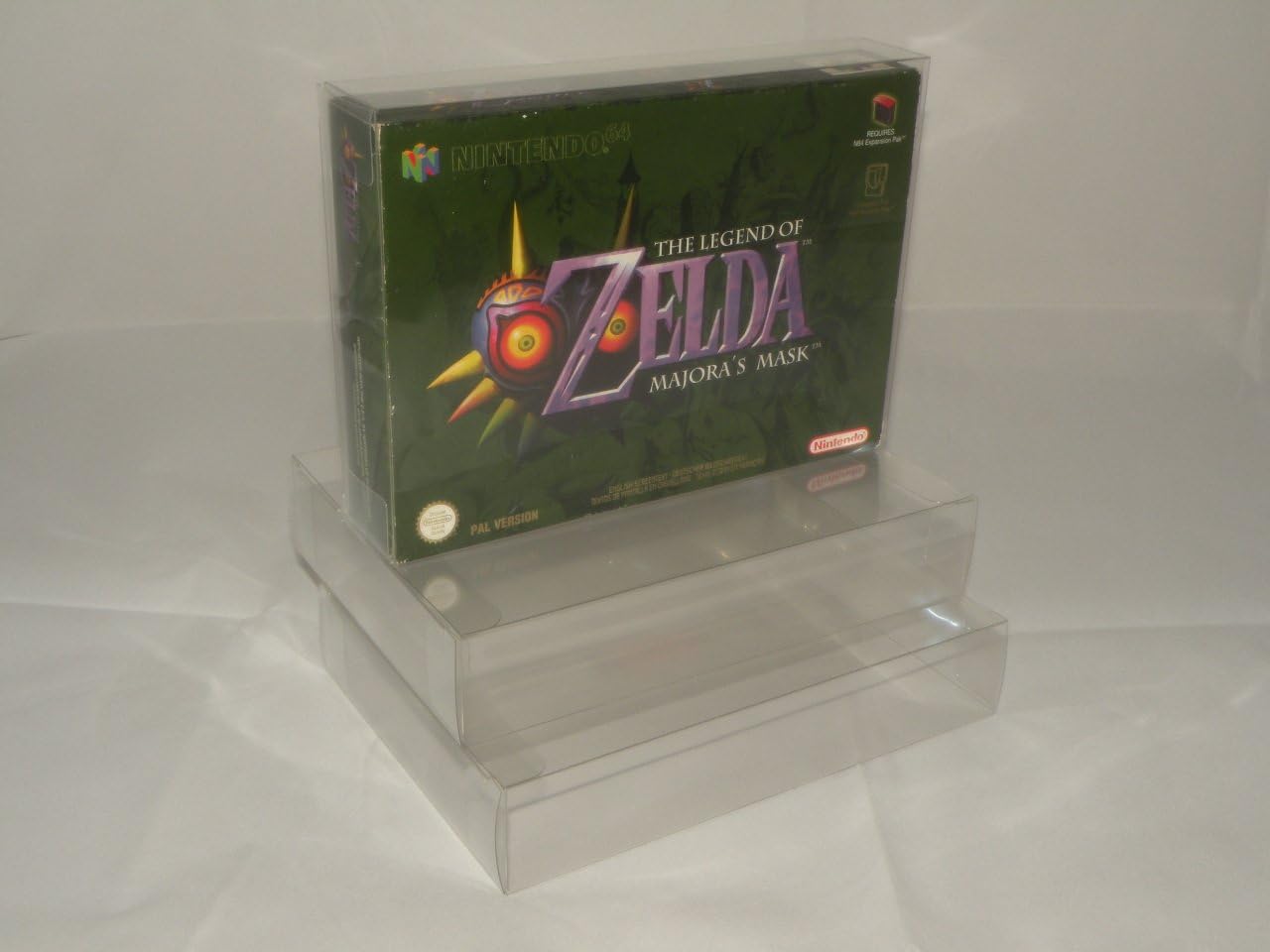 TribeRetro Pack of 10 x Nintendo N64 SNES Box Protectors - Maintain Your Retro Collection! - 0.3mm PET