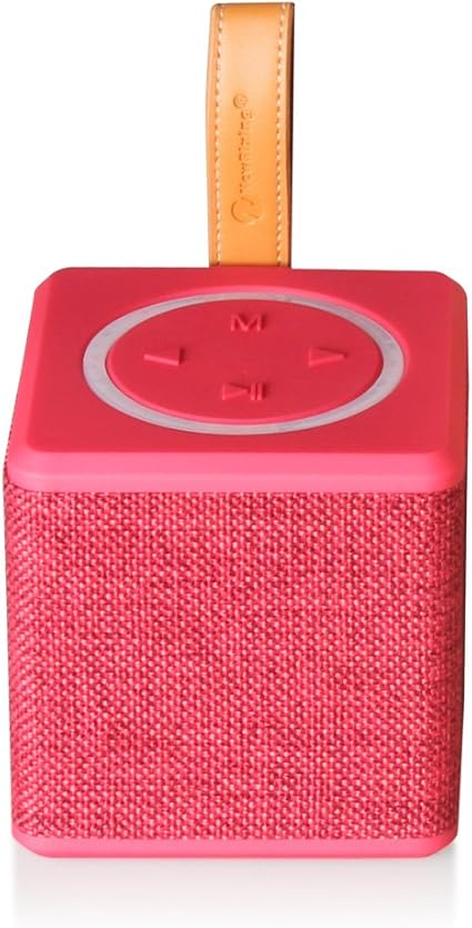 soundlogic cube wireless speaker with fabric grill