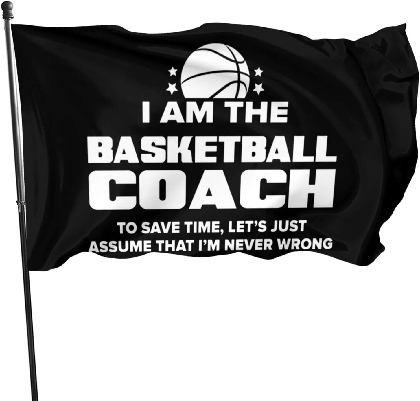 YANGTT I Am The Basketball Coah 3x5 Foot Flags Garden Flags, American Flag