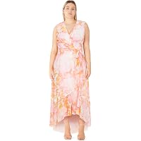 Dress the Population Womens Jaclyn Fit and Flare Maxi Special Occasion,  Navy Multi, X-Small US at Amazon Women's Clothing store