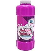 Purple 16oz Concentrated Bubble Solution, Refills up to 1.25 Gallons, Non-Toxic Concentrated Solution for Bubble Machines, Giant Bubble Wands, Bubble Gun and Blowers
