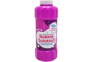 CHOCHKEES 16 oz Concentrated Bubble Solution, Refills up to 1.25 Gallons, Non-Toxic Concentrated Solution for Bubble Machines, Giant Bubble Wands, Bubble Gun and Blowers (Purple) (Single)