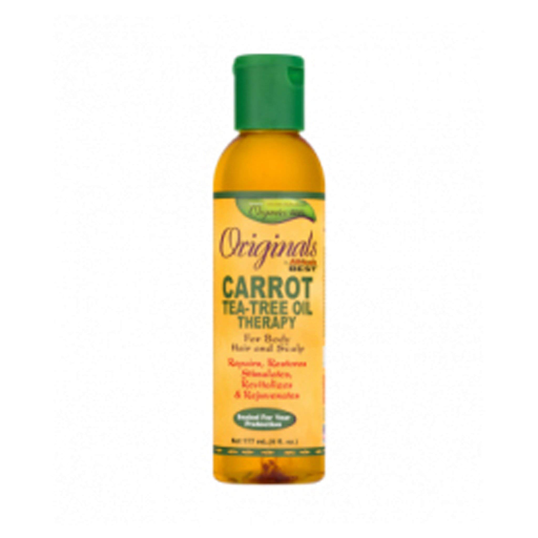 Africa's Best Organics Carrot Tea Tree Oil 177 ml (Pack of 1)