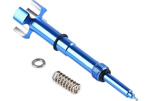 RSG Air Fuel Mixture Screw CNC Adjust Carb FCR Air Screw Compatible with KEIHIN Carburetor Four-Strokes FCR Carbs Motorcross Motorcycle(blue)