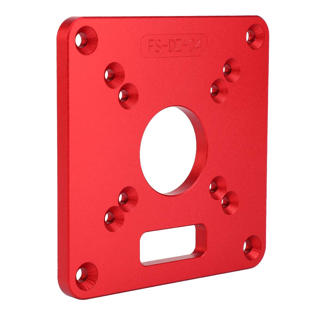 Router Base, Router Base Plate, Router Table Insert Plate Aluminum Alloy 6061 Anodic Oxidation Engraving Router Table Plate Router Table Insert
