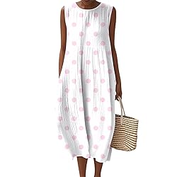 Boho Dresses Summer Fall Cotton Linen Midi Dresses