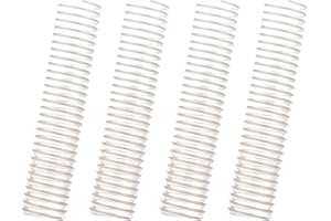 FULLCLEAN Lower Duct Hose for Shark, Compatible with NV752 NV501 NV500 NV552 UV560 NV341 NV470 NV472 NV760 NV400 NV650, 1-1/2" Floor Lower Nozzle Hose Replacements Parts 4 Pack