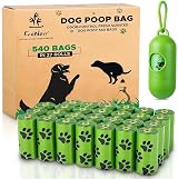 EcoNour Biodegradable Dog Poo Bags 540 Count with Odor Masking Scent view 1