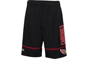 Outerstuff NFL Men's Rusher Performance Lightweight Shorts with Team Name and Logo