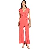 Maggy London Women's Dresses Cap Sleeve Matte Jersey Jumpsuit