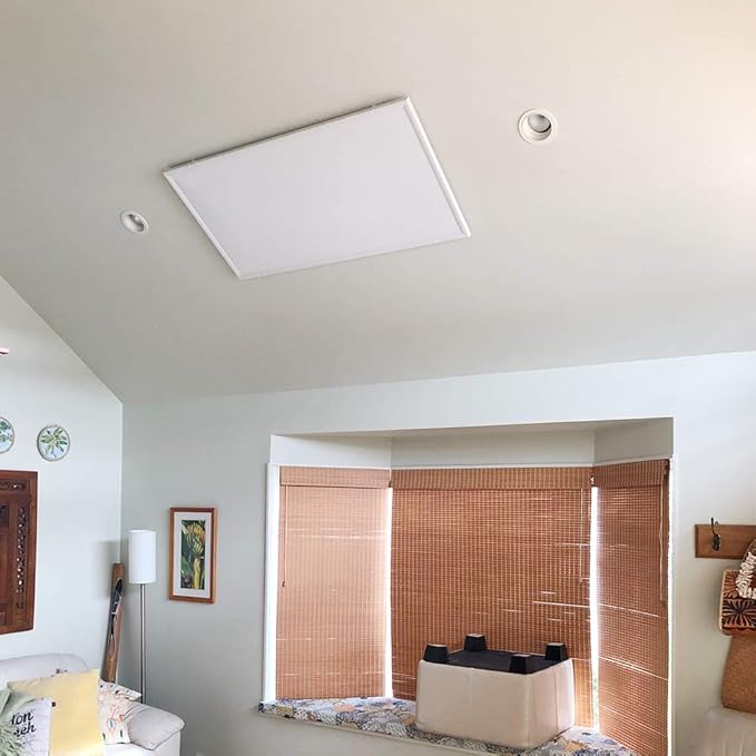 byecold 550W Ceiling Infrared Heater Infrared Heating Panel Energy Saving Remote Electric Heater byecold 550W Ceiling Infrared Heater Infrared Heating Panel Energy Saving Remote Electric Heater