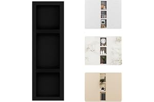 Geenspring 16'' x 50'' Shower Niche Insert Tile Ready, Recessed Wall Niche with Built-in Three-Layer Waterproof Shelf for Bat