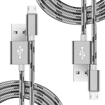 Amazon Micro Usbケーブル 2m 2本組 Ps4 充電ケーブル 頑丈 やわらかい Sikami 転送 充電 ケーブル 急速充電 高耐久ナイロン編組み Android マイクロusb 充電ケーブル Sony Ps4 Pro Ps4および他の機器に適用 2m 2本 銀 Sikami Usbケーブル 通販
