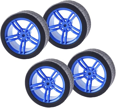 Amazon 4本 Diy カー ホイール 車輪 おもちゃ スマートカー用品 置き換え ラジコン ドローン 通販