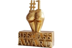 Yiwoop Best Boobs Ass Award Female Body Sculpture Trophy Decoration Novelty Resin Statue Trophy Funny Home Office Desktop Decor, Gift for Friends and Colleagues