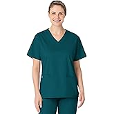 Wink WonderWORK Scrubs for Women, V-Neck Scrub Tops
