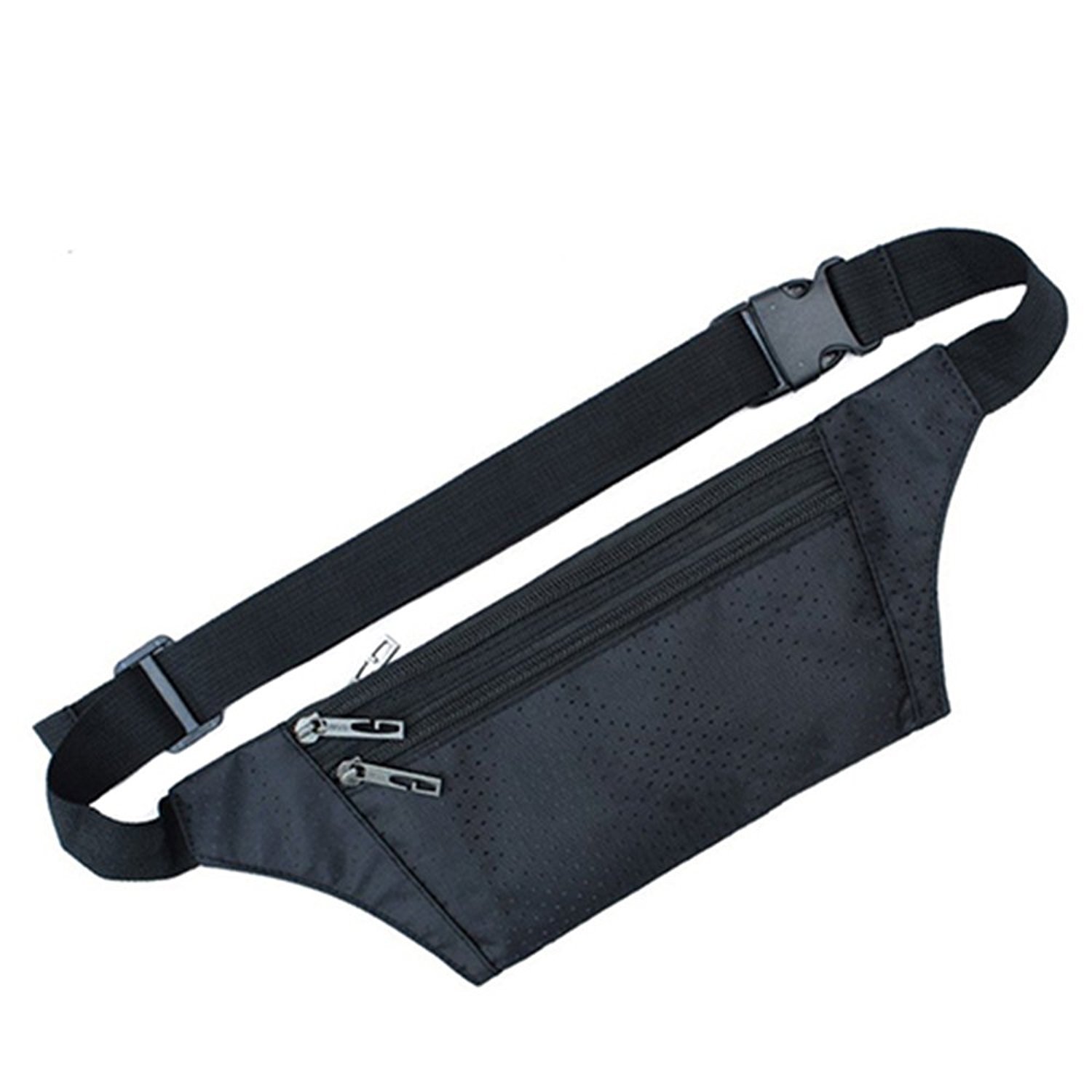 Unisex Running Waist Bag Travel Sport Pack (Black) Amazon.co.uk Clothing