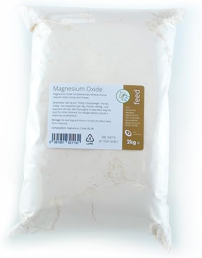 Intralabs Magnesium Oxide 2kg Feed Supplement 98.3% Purity for Animals