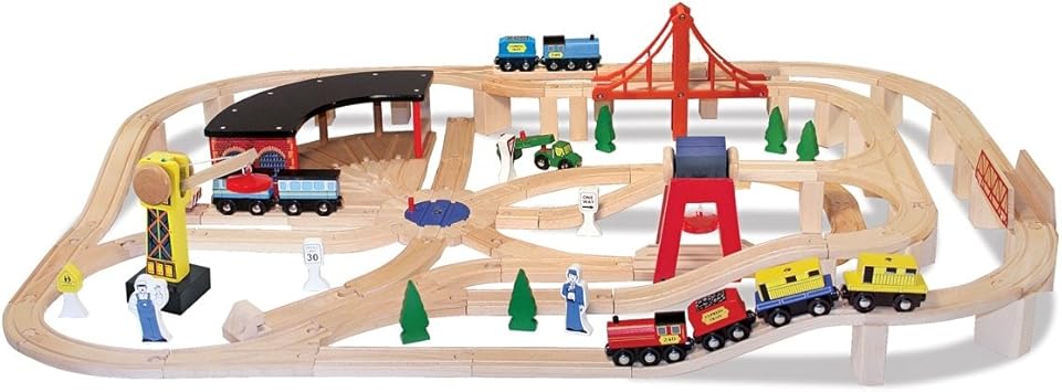 melissa and doug train table