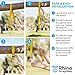 Rhino StrapMate Tree Swing Straps Hanging Kit – Two 4ft Strap Holds 2800 lbs (Sgs Certified) Fast & Easy Way to Hang Any Swing – Outdoor Swing Hangers (Yellow)