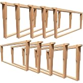 Hoover Hives Wooden Deep Frames &ndash; Durable and Precision-Crafted Langstroth Frames for Beekeeping, Compatible with Standard Deep Hive Boxes (20)