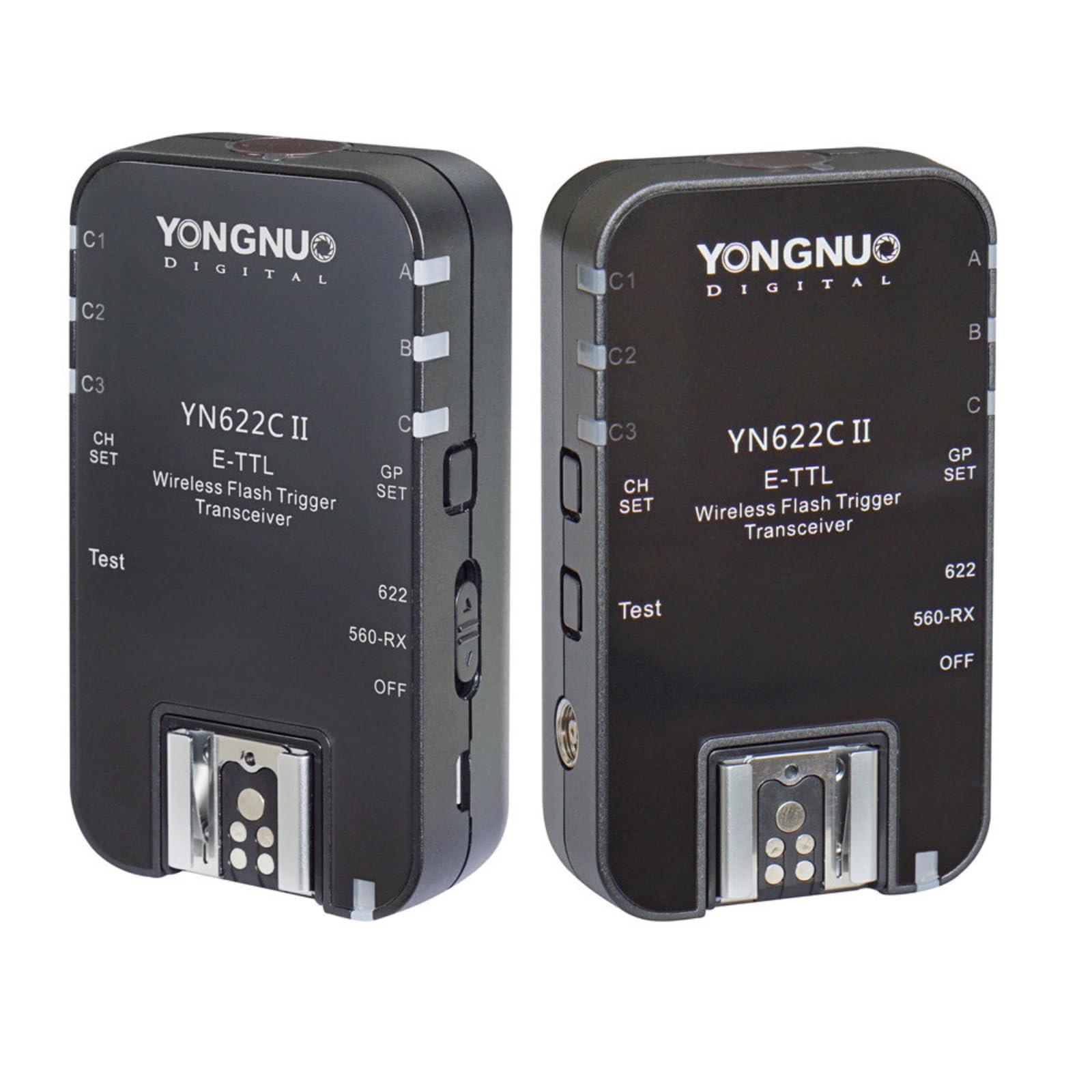 Yongnuo YN622C II Transceivers Kit for Canon (TTl, HSS, 7 Channel) Black