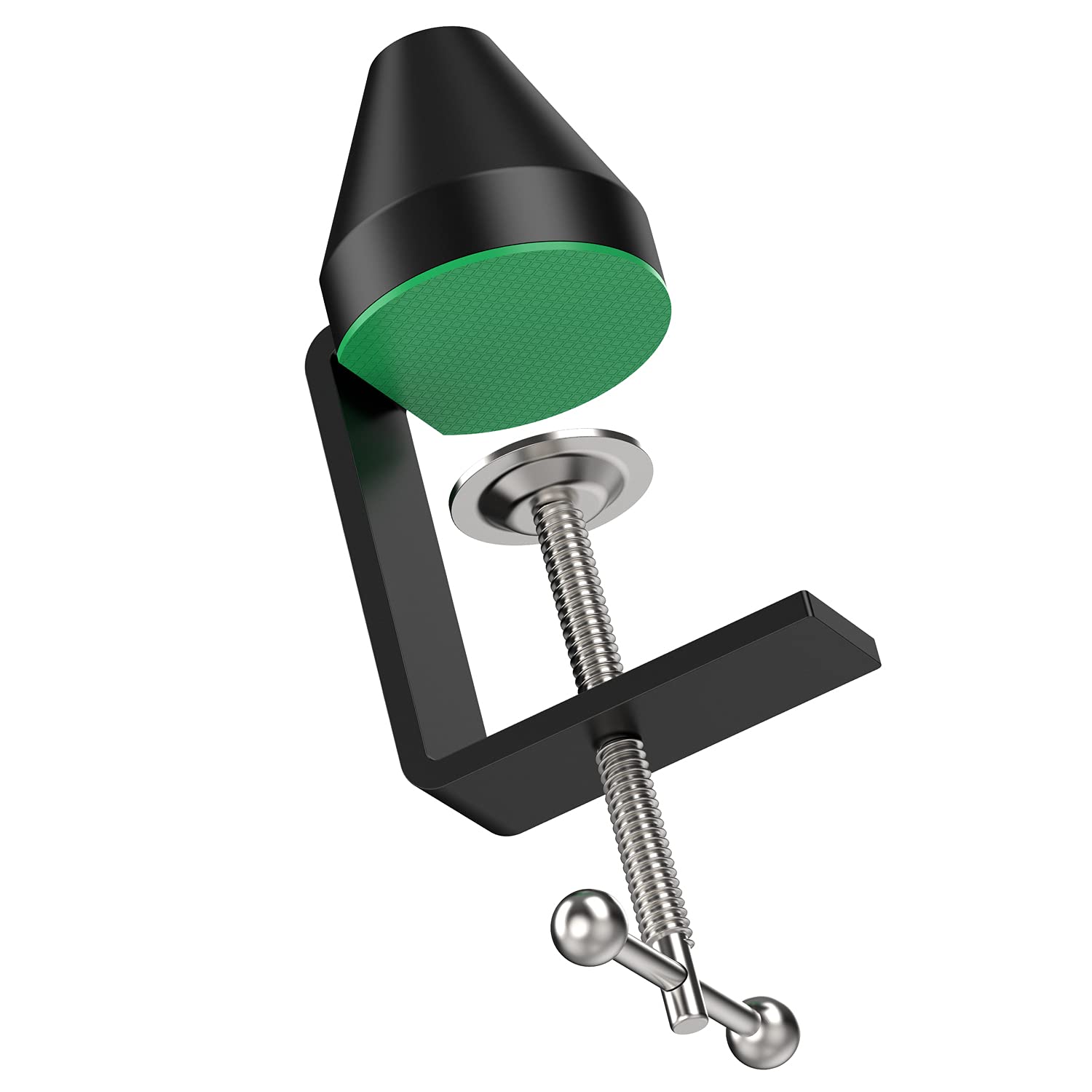 Photo 1 of YOUSHARES Table Mount Clamp for Mic - Boom Arm Clamp for Microphone Arm Stand with Adjustable Screw, the Maximum Gap is 6cm/2.36 inch