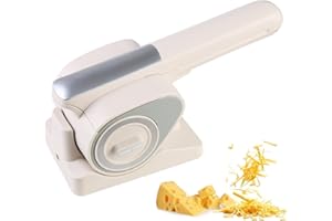 Cordless Electric Cheese Grater，Automatic Rotary Slicer,with 2 Drums, Kg Per Charge, Faster and Easy Cutting,Handheld Recharg