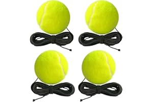 Esforzarse Tennis Trainer With String 4 Pcs, Training Ball and Replacement Ball, Accessories, Equipment Practice Training