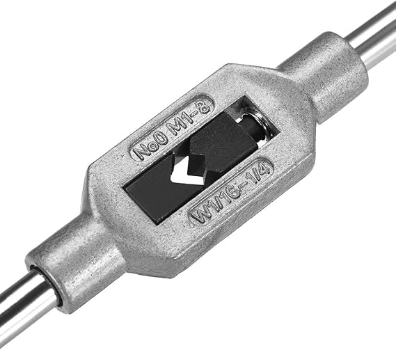 uxcell Tap Wrench Handle M1M12 W1/161/2 Adjutable Bar Holder Straight