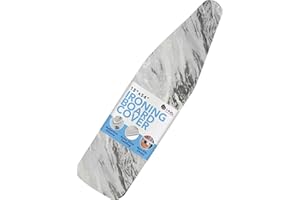 HOLDN’ STORAGE Ironing Board Cover and Pad - Iron Board Cover with Padding 15" x 54" - Large Fits All Standard Sizes - Heat R