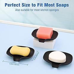 AIMAIAIMAI 3 Pack Soap Dish, Soap Dishes for