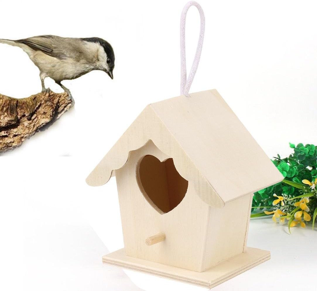 Iuhan® Wooden Bird House, Nest Dox Nest House Bird House Bird House Bird Box Bird
