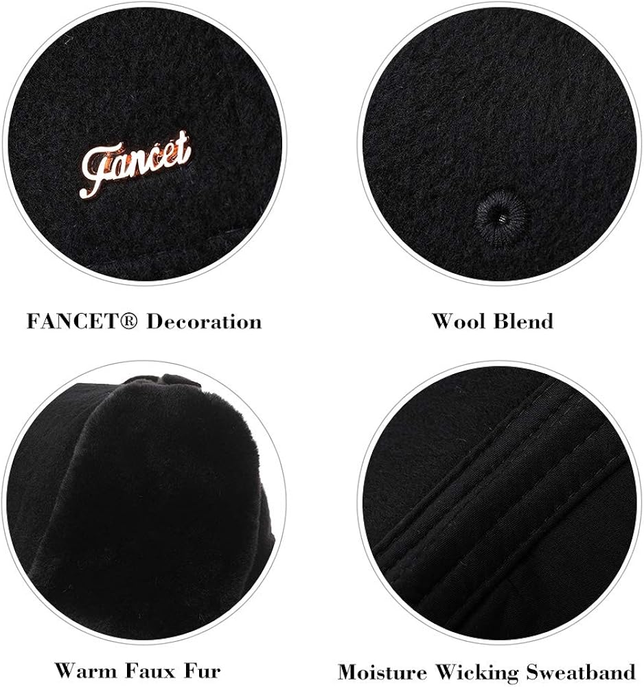Fur Earflap Corduroy Baseball Cap Women Girl Kid Elmer Fudd Trapper Hats Winter 53-60CM: Clothing