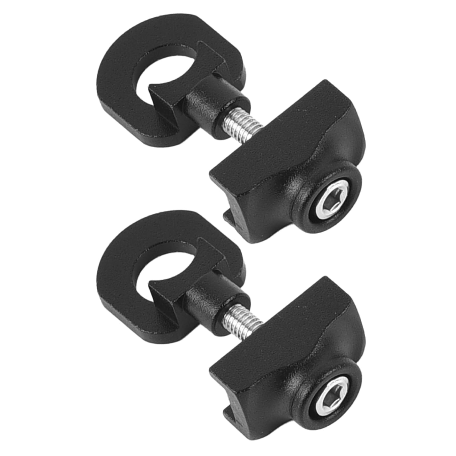 TopHomer 2 PCS Bike Chain Tensioner Adjuster Tugs Bicycle Chain Bolt Single Speed Track Gear Bicycle Chain Tensioner, Black